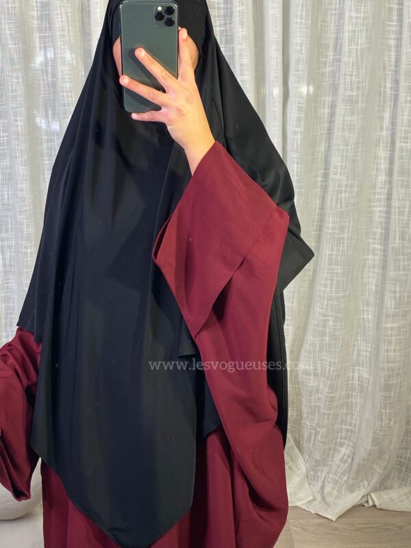 khimar Jersey Premium Noir