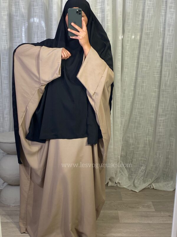 Abaya Saoudienne Beige