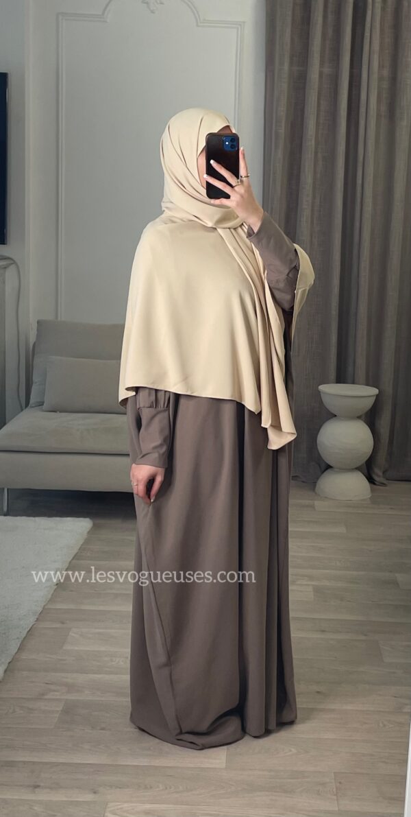 Abaya Fara Taupe – Image 6