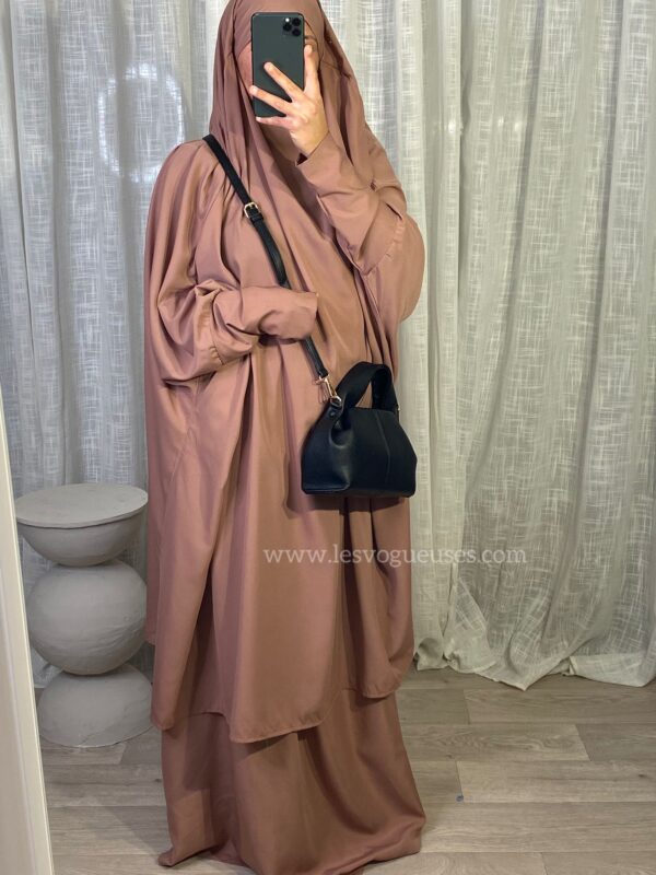 Jilbab Hafsa Saumon