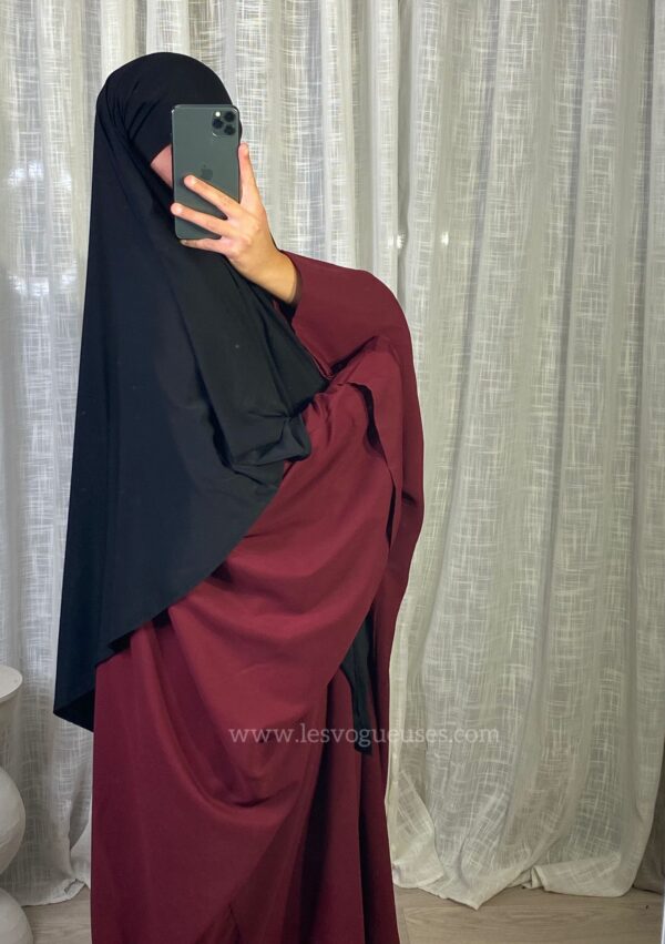 khimar Jersey Premium Noir – Image 2