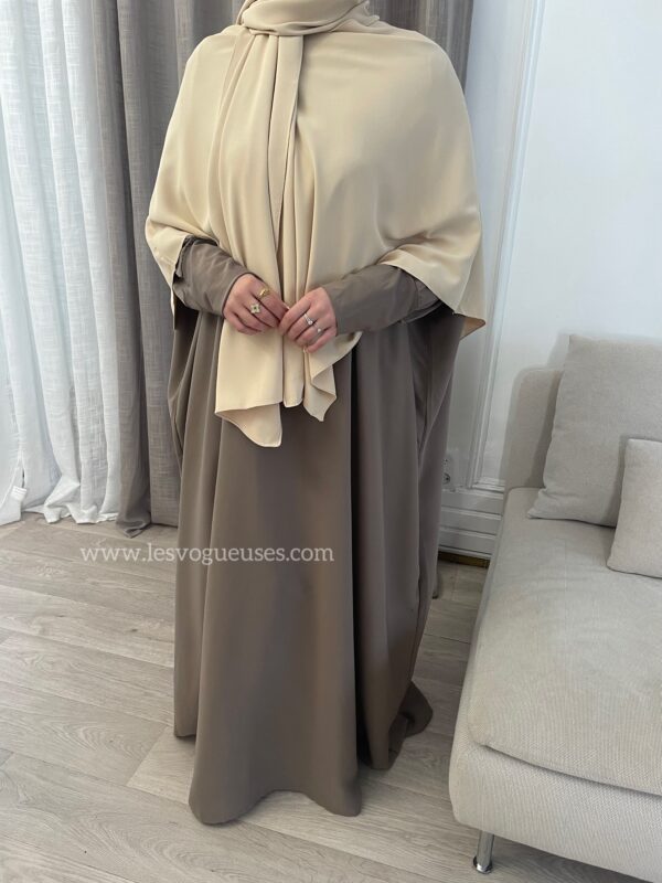 Abaya Fara Taupe – Image 4