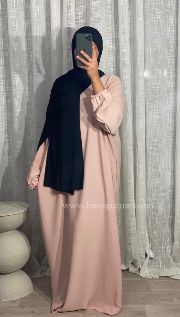 Abaya basic rose