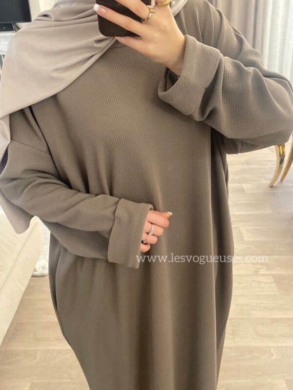 Abaya Karima Taupe – Image 4