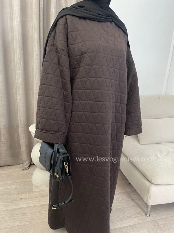 Abaya Hind Marron