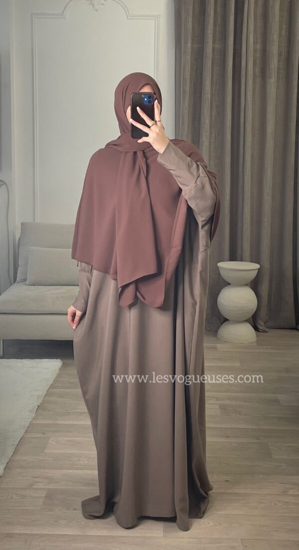 Abaya Fara Taupe