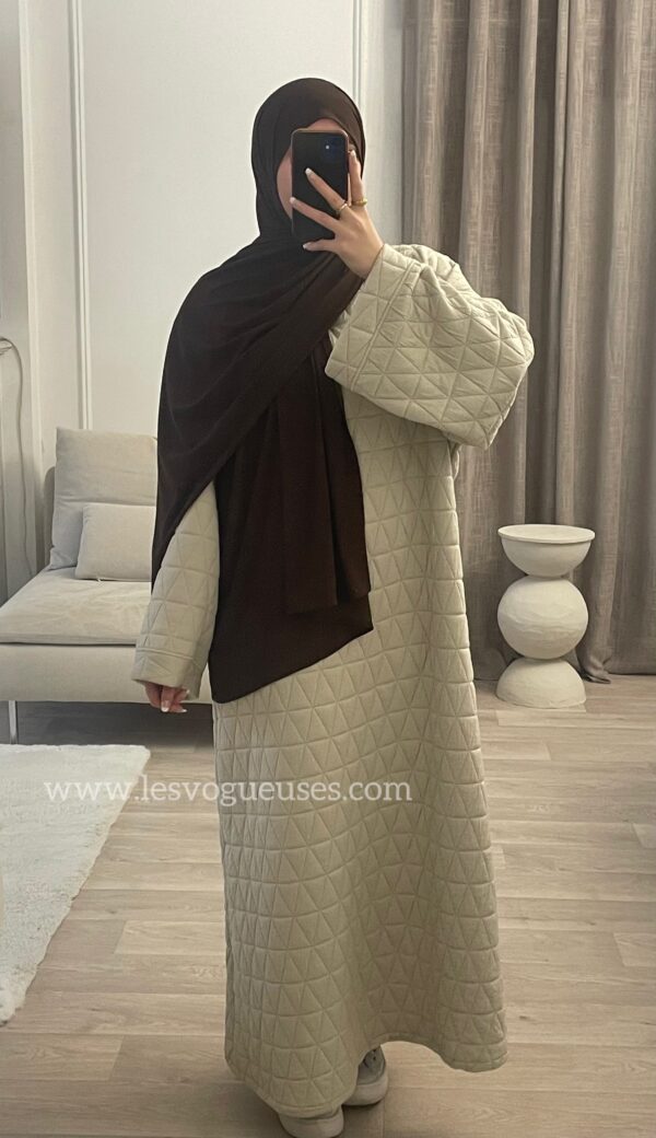 Abaya Hind Beige – Image 5