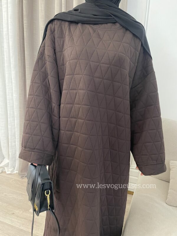 Abaya Hind Marron – Image 3