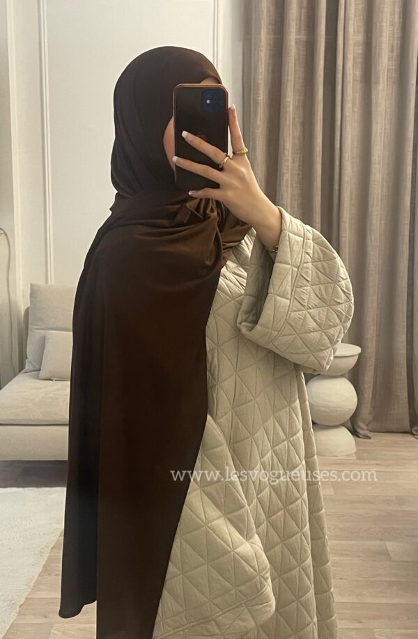 Hijab Jersey Premium Marron